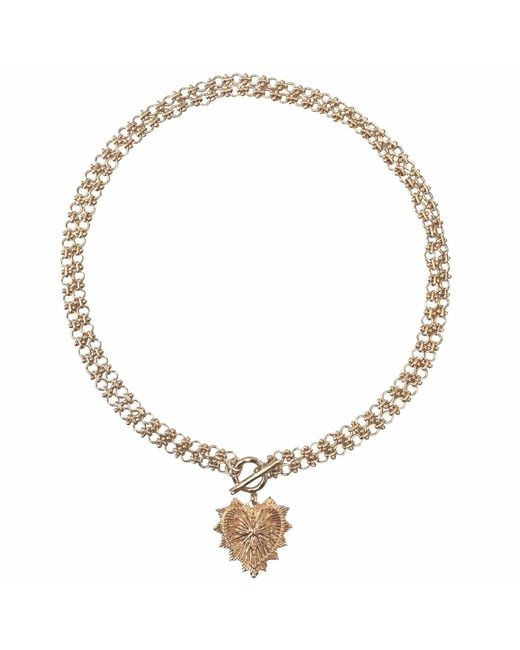 IN CAUDA VENENUM Metallic Freya Necklace