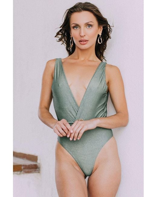 Leyla Maya Ltd Green Sandie Swimsuit