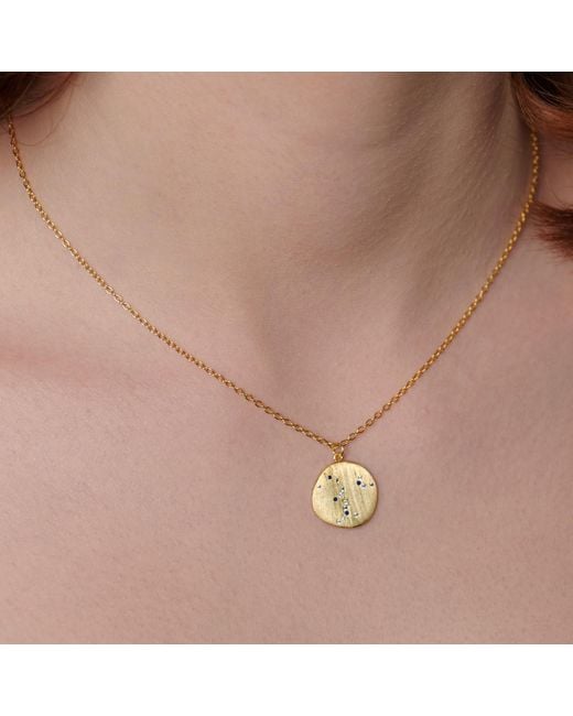 Janus Edinburgh Metallic Portobello Pebble Vermeil Necklace