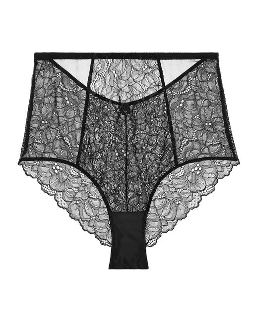 Journelle Gray Lexi High Waist Bikini Noir