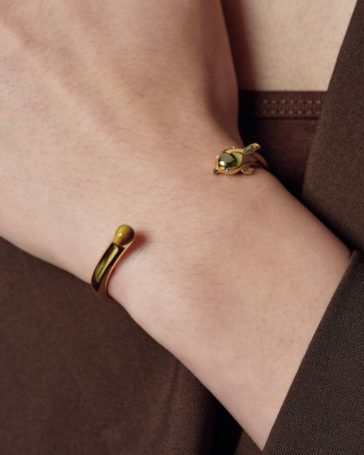 Freqnc Atelier Metallic Dolphin Bangle
