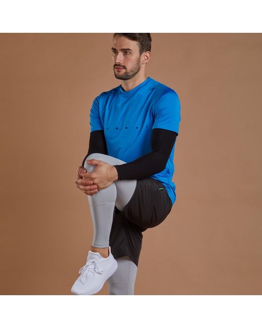 NUMBAT Blue Performance T-Shirt for men