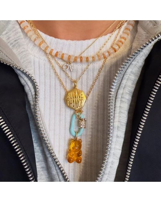 Hye Jane Jewelry Metallic Bonne Chance Necklace
