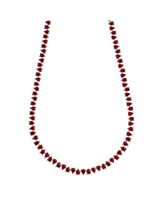 Native Gem Red Duchess Necklace- Ruby
