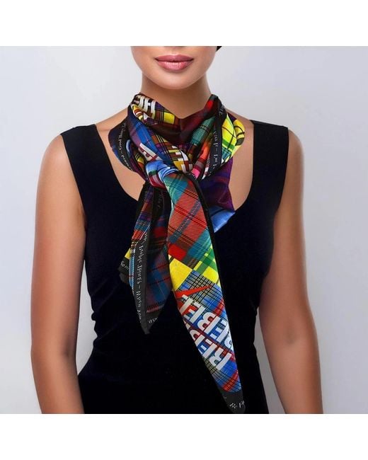 Maxjenny Purple Scarf