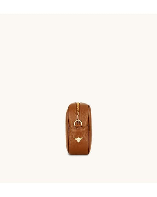 Apatchy London Brown The Tassel Tan Leather Crossbody Bag