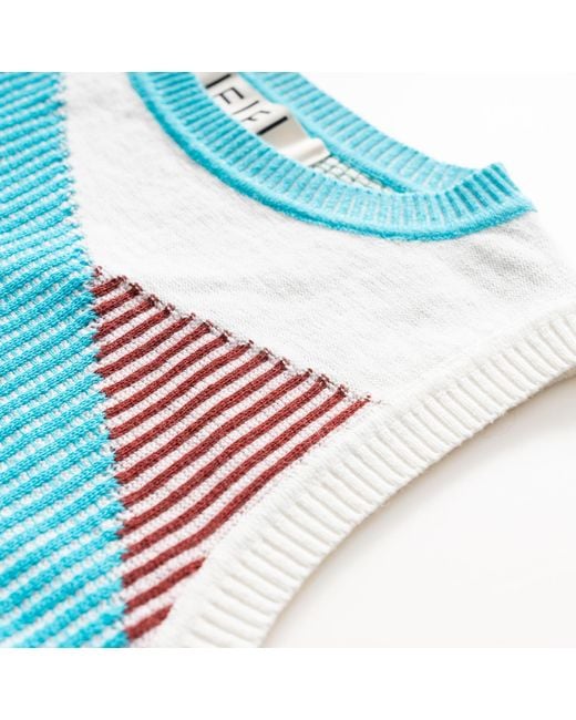 Fully Fashioning Blue Ines Maxi Dress