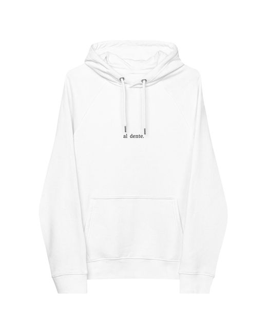 Anchor and Crew White Eleven Life, Al Dente Editions Organic Cotton Hoodie