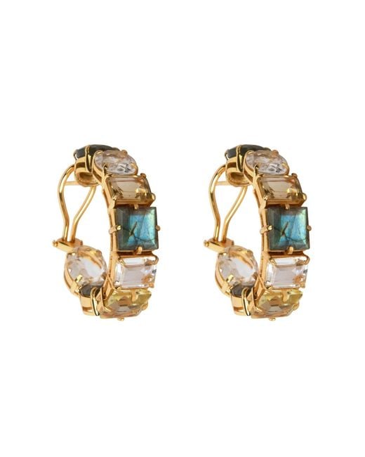Bounkit Metallic Cielo Hoops Clip On
