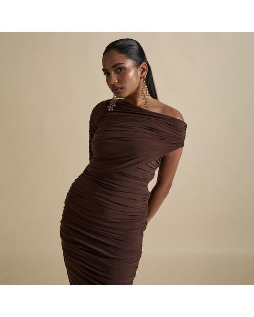 Celestine & Mae Brown Lanaria Maxi Dress