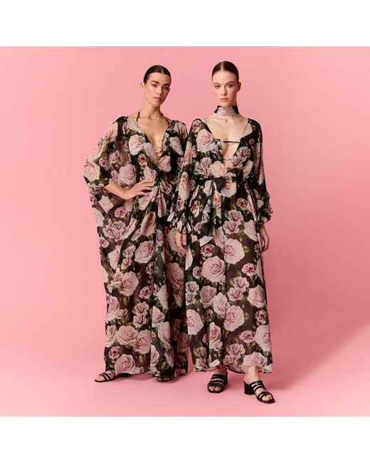 Nur Karaata Brown Anantara Bloom Cover Up