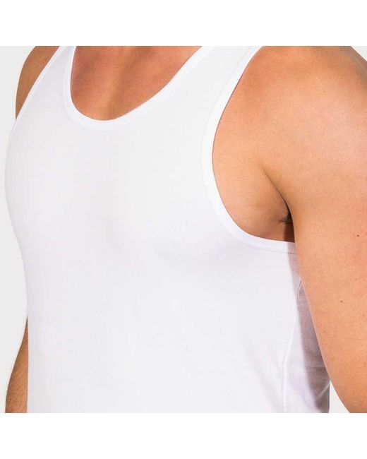 Zd - Zero Defects White Sport Tank Top for men