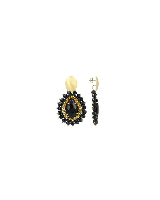 LOTT.gioielli Black Earrings Berber Drop L
