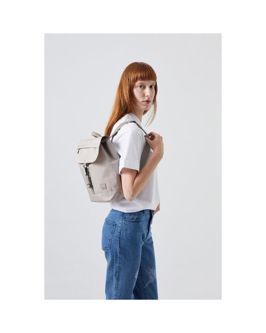 Lefrik White Kaut Mini Backpack Ash