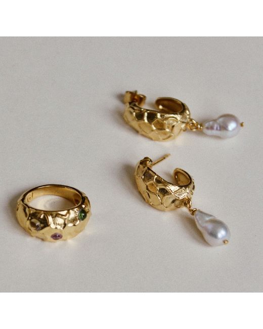 Gem Island Metallic La Lagune Earrings