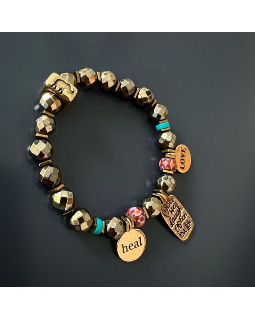 Ebru Jewelry Metallic Love Your Life Bracelet