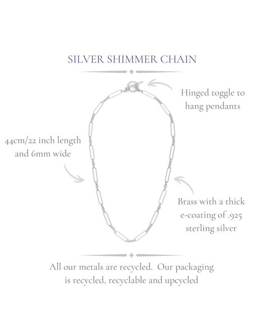 GEM BAZAAR Metallic Shimmer Chain