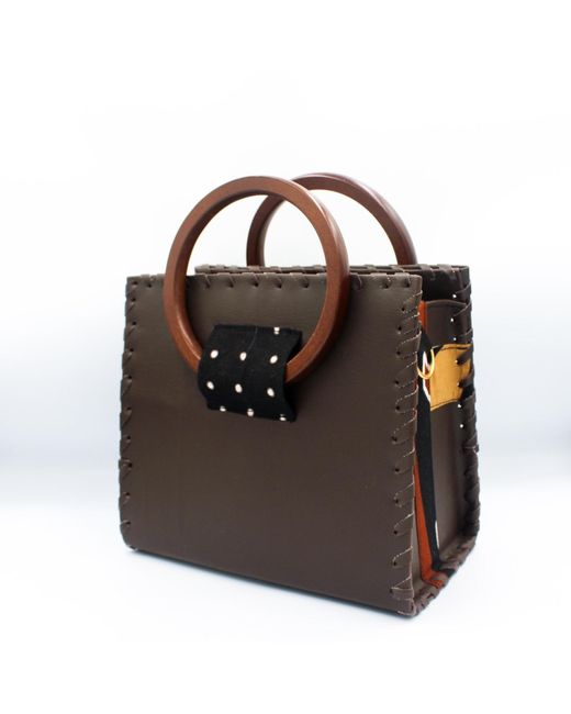Bijoucreates Black The New Classic – Rich Chocolate Tote Handbag