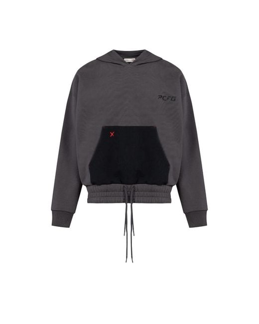 Pcfg Black Your Itch Two Cord Hoody for men