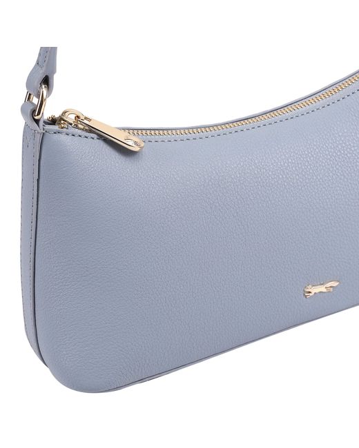 Paul Costelloe Purple Zoey Leather Shoulder Bag