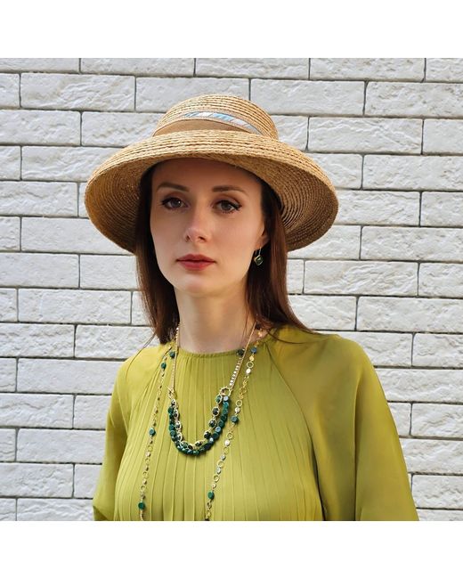 Farra Green Square Shaped Aventurine Earrings