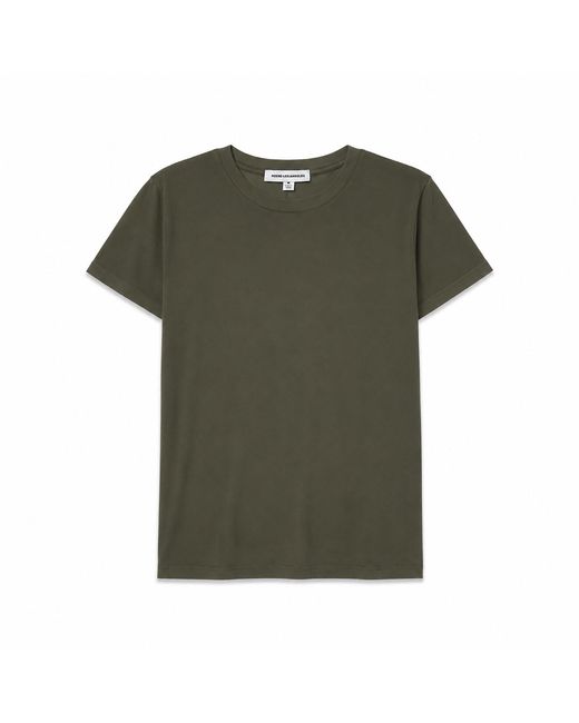 NOEND Green Supima Cotton Crew Neck Tee