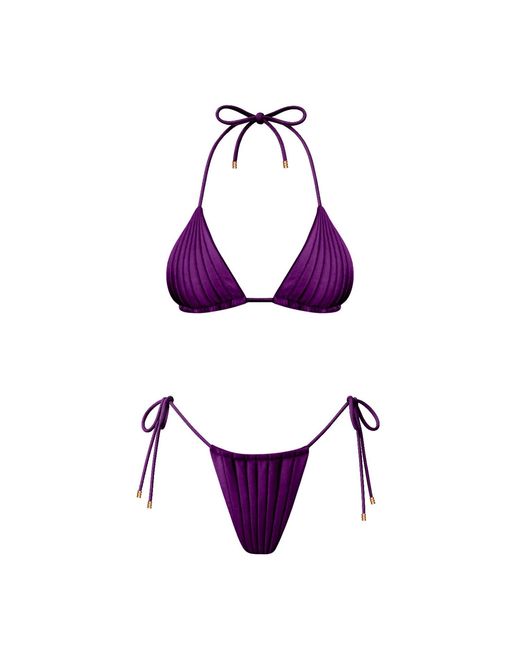 Animal Purple Ènigme Bikini Bottom