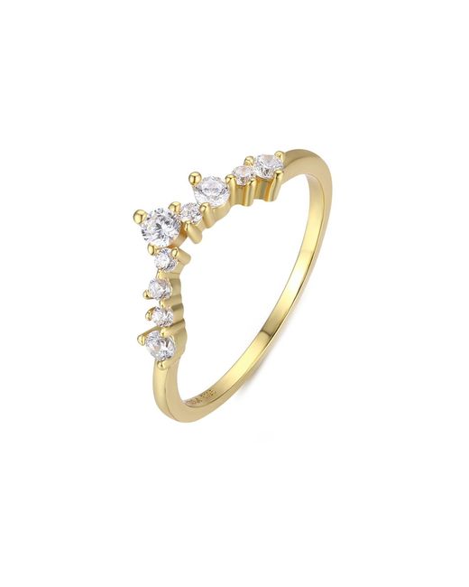 Azura Jewelry New York Metallic Twinkle Band Ring Vermeil