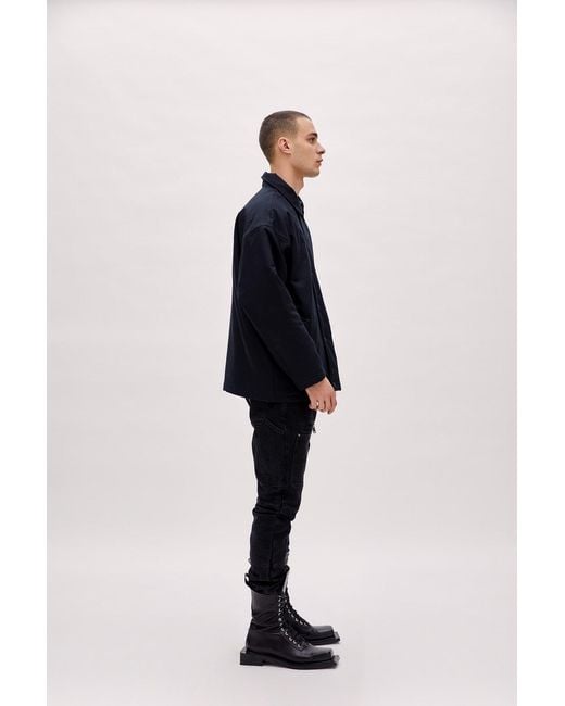 Pcfg Blue Oversized Puffer Jacket for men