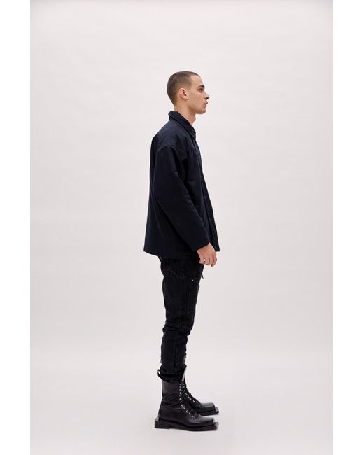 Pcfg Blue Oversized Puffer Jacket for men