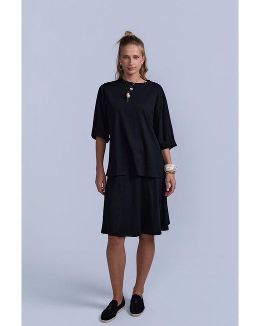Rave on Trend Black Classic Skirt