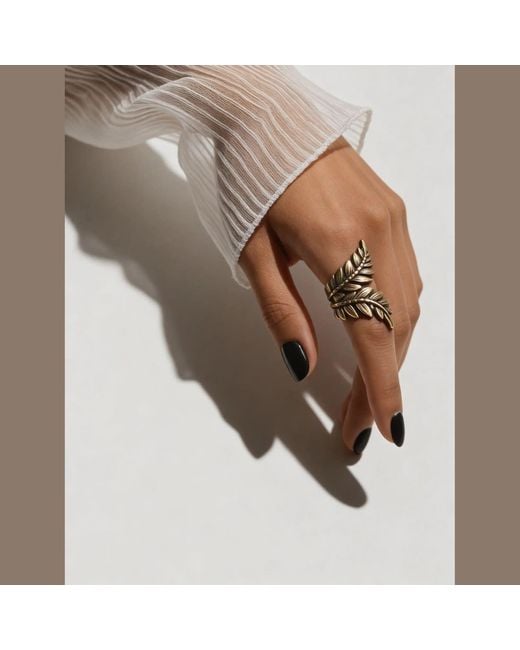 By Virgo Metallic Varena Ring