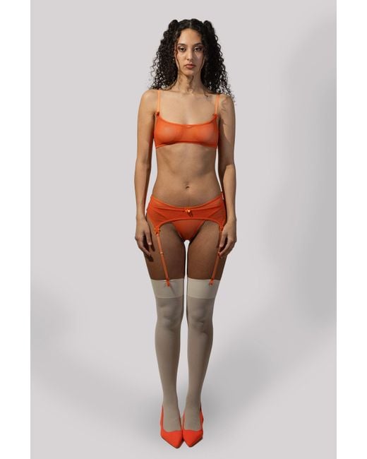 The Coolgirl Nyc Orange Jane Thong