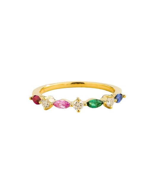Juvetti Multicolor Markiz Ring