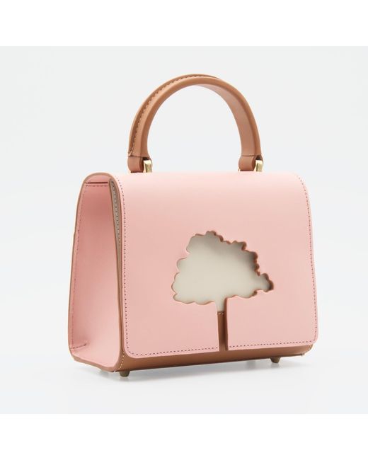Absurde Pink One Way Leather Bag