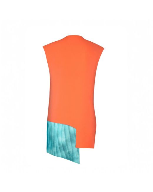 Madebyza Blue Sunset Colourblock Statement Vest