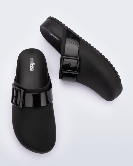 Melissa Black Cozy Clog