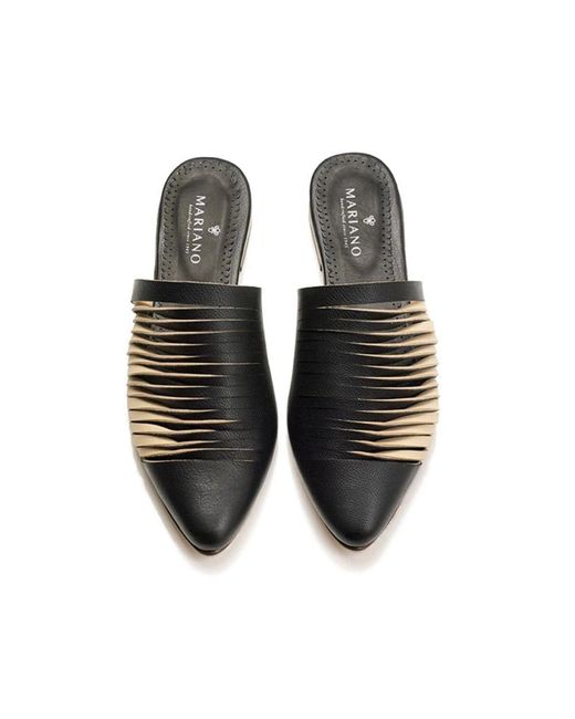 Mariano Shoes Black Falésia Mules