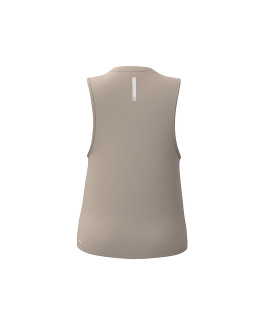 Aora Athletics Brown Athletic Eco-Friendly Muscle Tank Top With Moisture-Wicking And Breathable Fabric