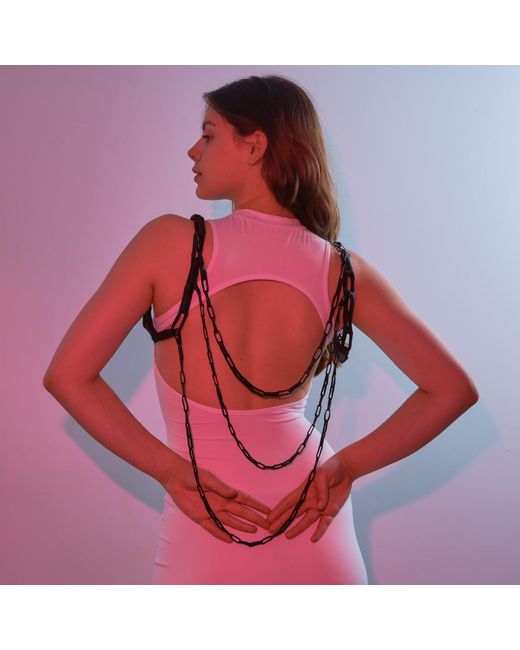 WAIWAI Black Rogue Leather Link Set