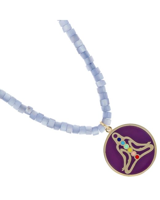 Ebru Jewelry Metallic Chakra Necklace