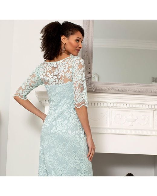 Alie Street London Gray Lila Lace Gown