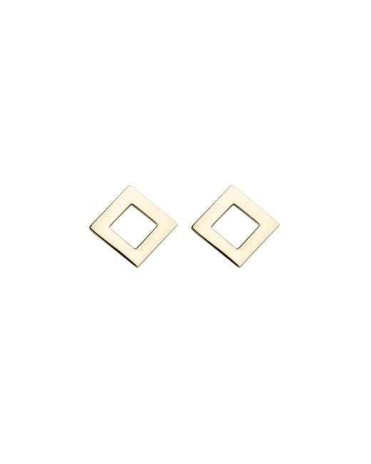 Gallery Metallic Rhombus Earrings