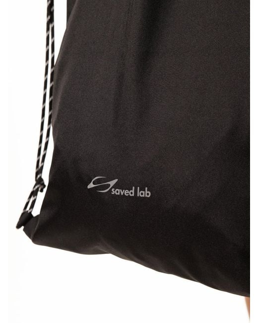 Saved Lab Black Tote Bag for men