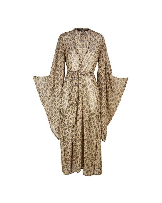 Jennafer Grace Metallic Dado Kimono