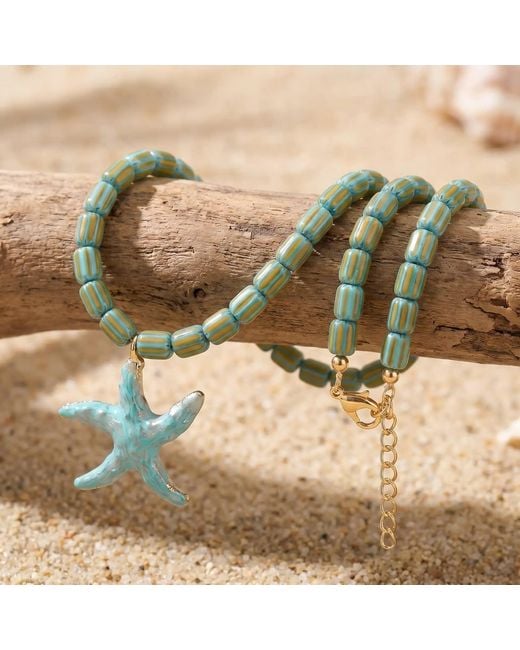 By Virgo Green Paros Necklace
