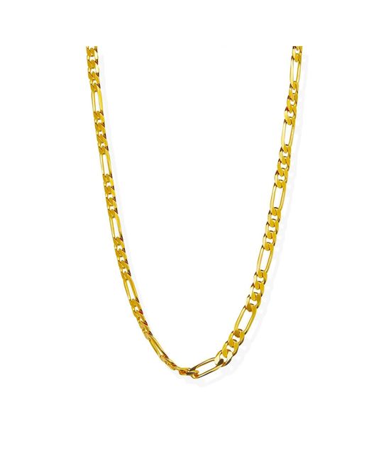 Lait & Lune Metallic Mesa Figaro Chain Necklace