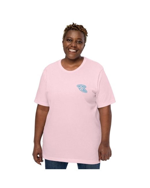 Anchor and Crew Pink Cotton Surf N Waves Passenger Organic Cotton T-Shirt