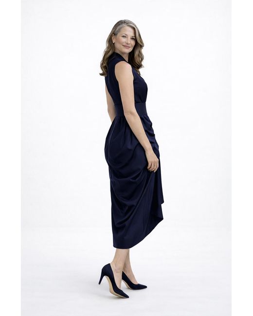 Lumina Eligma Blue The Tuxedo Dress