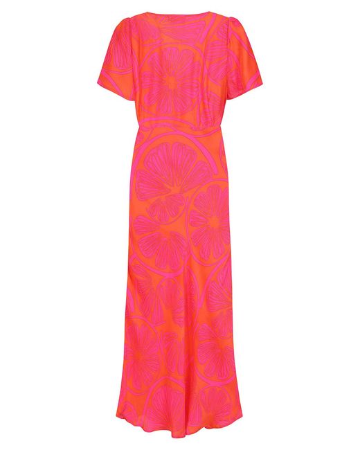 Mercy Delta Red Stewart Limoncello Pompelmo Dress